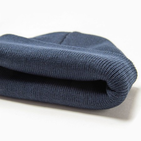 Two -layer male hat with lapel, one size, blue color-1