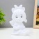 Nightlight "angelic baby" LED from battery 3xlr44 white 7x10x15cm Risalux