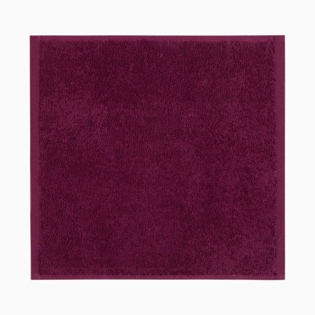 Terry towel "Ethel" 30x30 cm, dark purple color, 100% cotton, 340 g/m2-1