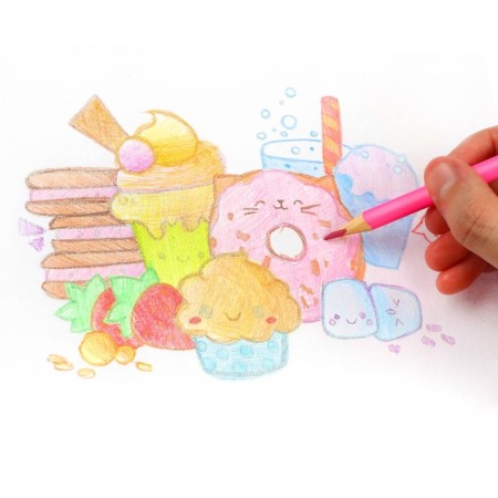 Color pencils, 24 colors, bilateral, Minnie Mouse-2