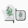 Kitchen "lemon balm" mittens-seizure 20x27cm, take 17x17 cm100% p/e