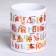 Russian alphabet mug, 320 ml