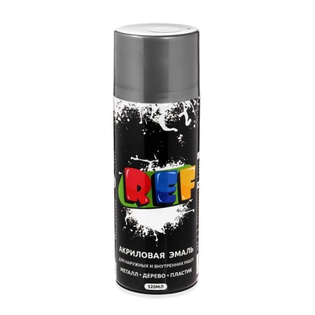 Acrylic universal enamel Ref 0036, silver, 520 ml