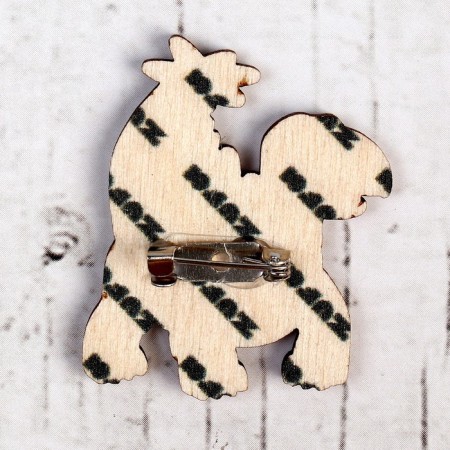 Wooden icon "Stegosavr"-3