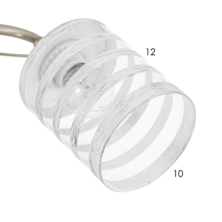 MIA chandelier 2x60W E27 gold, chrome 38x32x28cm-5