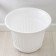Pot with the Podon "Lausanne", 40 l, the color is white