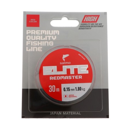 Monophile Winter Salmo Elite Redmaster fishing line, diameter 0.15 mm, test 1.8 kg, 30 m-1
