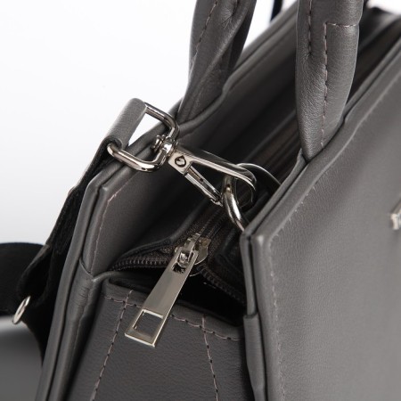 Female bag Textura, tout, medium size, color gray-6