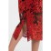 Dress lace, size 46, red color