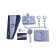 Bath mixer PLSTART PL2205-8, single-leaf, pouring 320 mm, with a shower, white