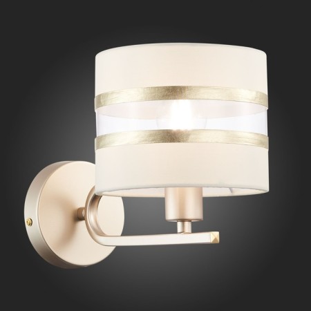Wall lamp EVOLUCE. Sle300201-01. Almese. 1x40 W, E14, 15x20 cm, Shampan-2