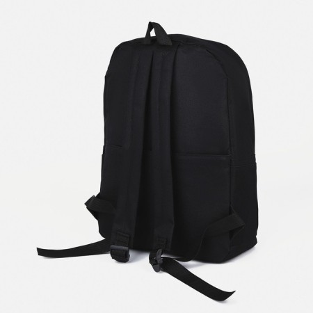 Set of a youth backpack from textiles, chopper, pencil case, bag, black color-2