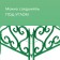 Decorative fence, 32 × 300 cm, 6 sections, plastic, green