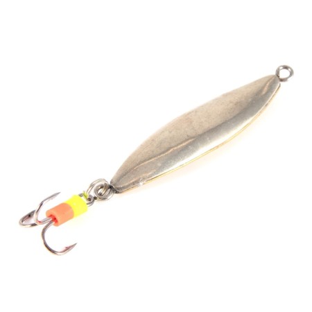 Vertical spinning "Yaman" leech with a tee, size 30 mm, 4.5 g, color nickel-1