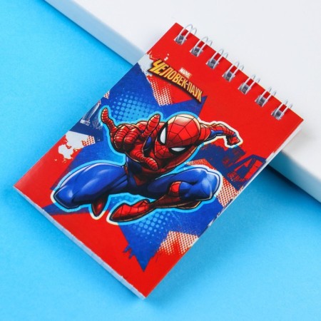 Notepad A7 32 liters on the crest of Spider-Man superhero-1