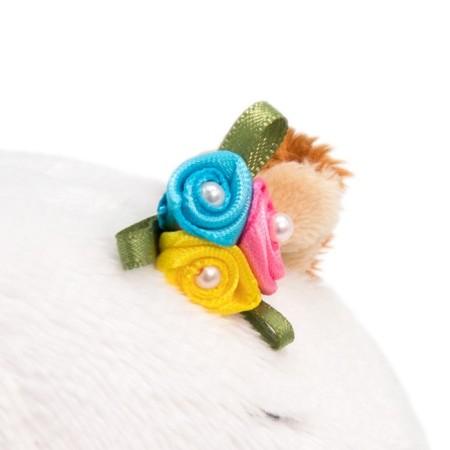Soft toy "Lee Baby in a striped knitted vest", 20 cm-3