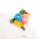 Soft toy "Lee Baby in a striped knitted vest", 20 cm
