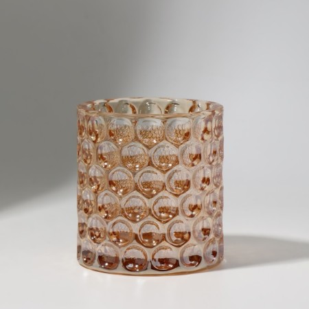 Storage for storing cosmetic supplies "Vivien", 10 × 9 cm, golden color-2