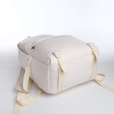 Youth backpack on lightning, 3 pockets, white color-4