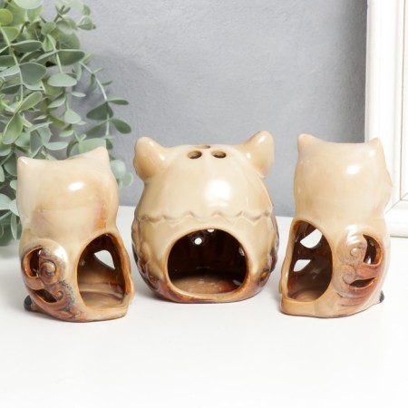 Ceramics "Filina - Opener" set 3 pcs 9.5x7x7 10x9x7.5x10x6.5x7 cm-2