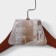 Shoulders - hanger for outerwear with the crossbar Ladoom Bois, 45 × 25.5 × 5.5 cm, brown color