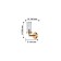 Wall lamp Assembly 190 mm, 120 mm, E14 40W