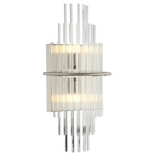 Wall lamp Eclipse 2xg9 LED 5W, size 25x15x48 cm, color nickel