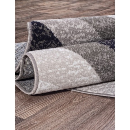 Oval Merinos Silver carpet, size 250x400 cm, Gray color-2