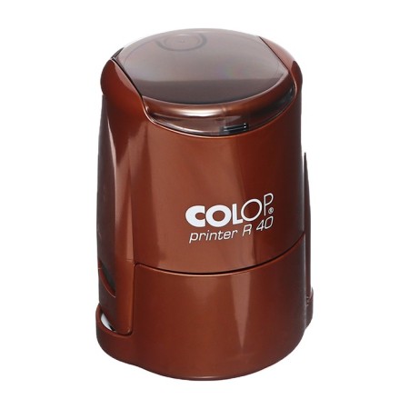 Equipment for round printing automatic Colop Printer R40, diameter 41.5 mm, with a lid, bronze housing-7