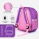 Baby backpack on lightning, 3 outer pockets, purple color