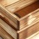 Kashpo - wooden box 30x20x14.5 cm burned