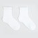 Children's socks, white color, rr 16-18