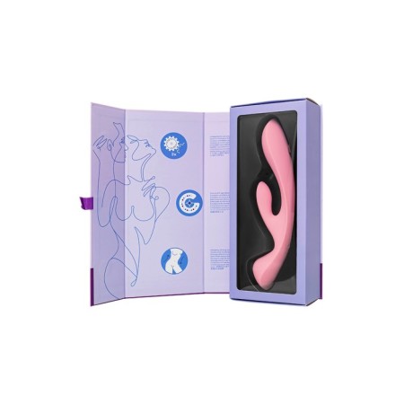 Unrealistic vibrator Satiffyer Triple OH, 24 cm, silicone, pink color-16
