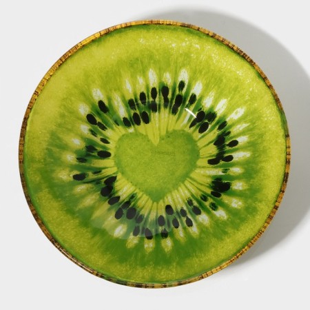 Glass Glass Daulay "Romantic Kiwi", 920 ml, 22 × 5 cm-3