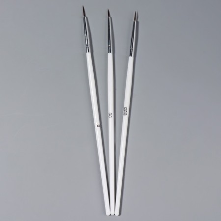 A set of hands for nail design, 3 pcs, 18 cm, white color-2