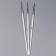 A set of hands for nail design, 3 pcs, 18 cm, white color