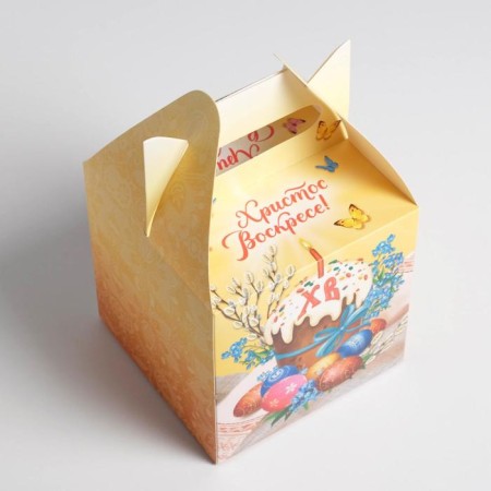 Confectionery box, packaging, “Christ is risen”, 14 x 14 x 14 cm 2678933-2