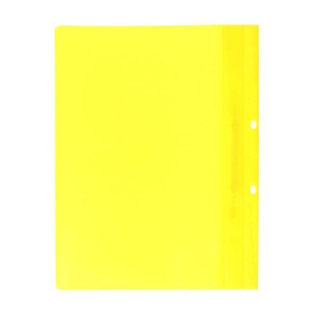 Calligrata, A4, 180 microns, yellow, transparent top, with perforation-3