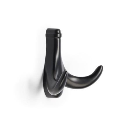 Furniture hook CAPPIO CLOWN, two -rod, zinc, black color