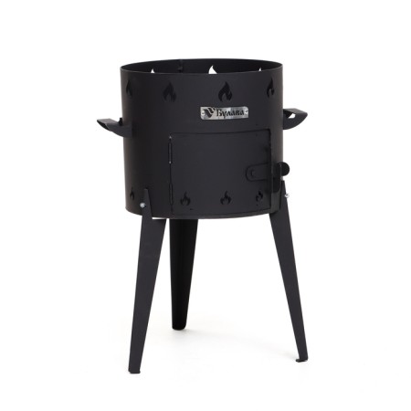 Bulava stove for a cauldron with a door, 8-10 l, d = 34 cm, metal 2 mm