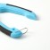 Small side claws with rounded rubber handles, a hole of 8 mm, black with blue