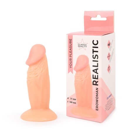 EROWOMAN REALISTIMAN Fallomitator, on suction cup, 100 x 31 mm, PVC, bodily