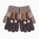 Children's gloves, gray color, size 15 (6-7 years)