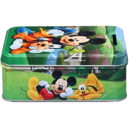 Piggy bank 14x10x5.8 cm, metal, Mickey Mouse-4