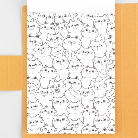 Set in a postcard: a tear -off block with tasks and pencils "for those who have paws"-5