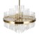 Suspended lamp Freya Fr5216PL-06BS Agora, 450x450x525 mm, E14, 6x60W, brass color