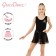 Skirt Solnz for gymnastics and dancing Grace Dance, p. 40-42, black color