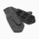 Women's mittens, gray color, size 18
