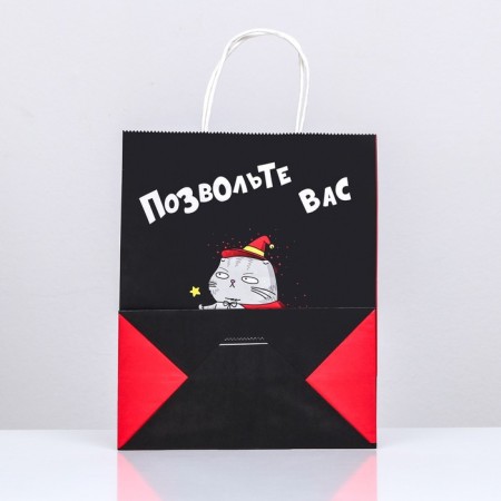 Craft package with jokes "Happy Birthday", 22 x 12 x 27 cm-1