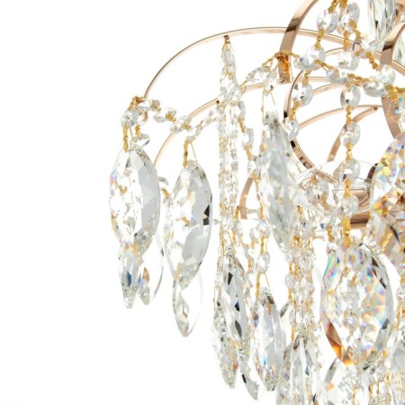 Causte "Irina" 8x60W E14+24W LED PDD gold 58x58x52cm SVK-5
